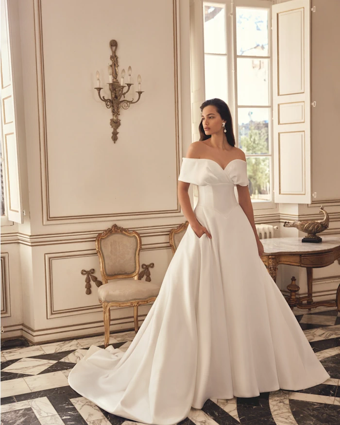 Naima  wedding dress by Justin Alexander at The Bridal Room Atherstone