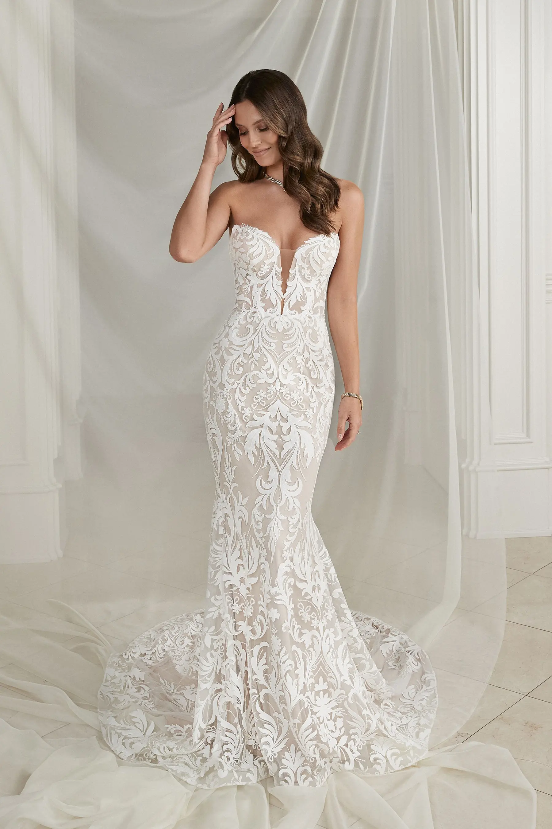Esme wedding dress by Justin Alexander at The Bridal Room Atherstone