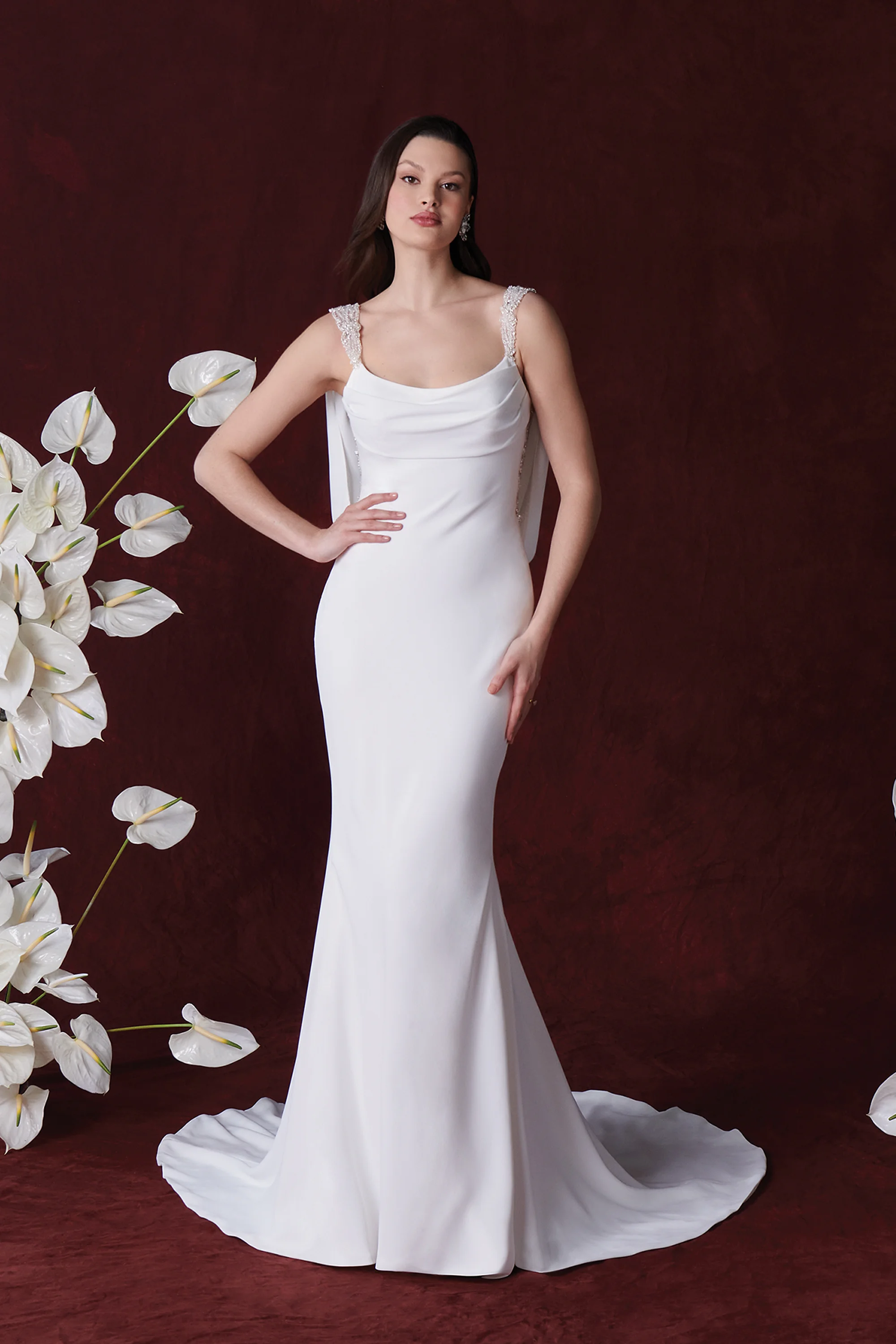 Hunter wedding dress by Justin Alexander at The Bridal Room Atherstone