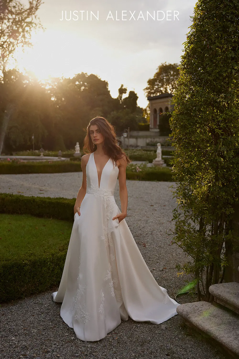Idonia wedding dress by Justin Alexander at The Bridal Room Atherstone