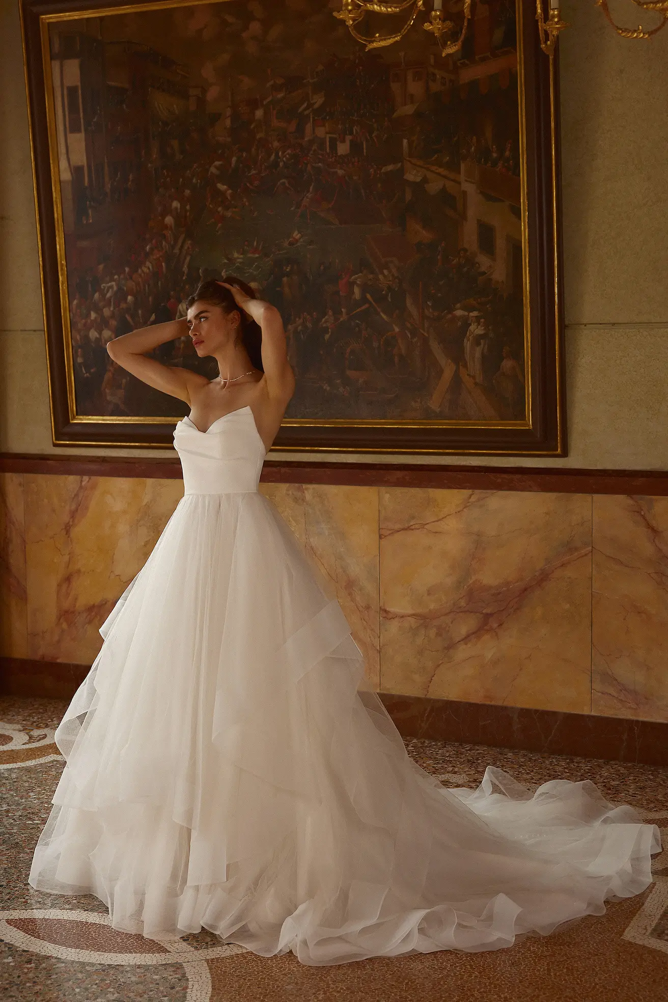 Infinity wedding dress by Justin Alexander at The Bridal Room Atherstone