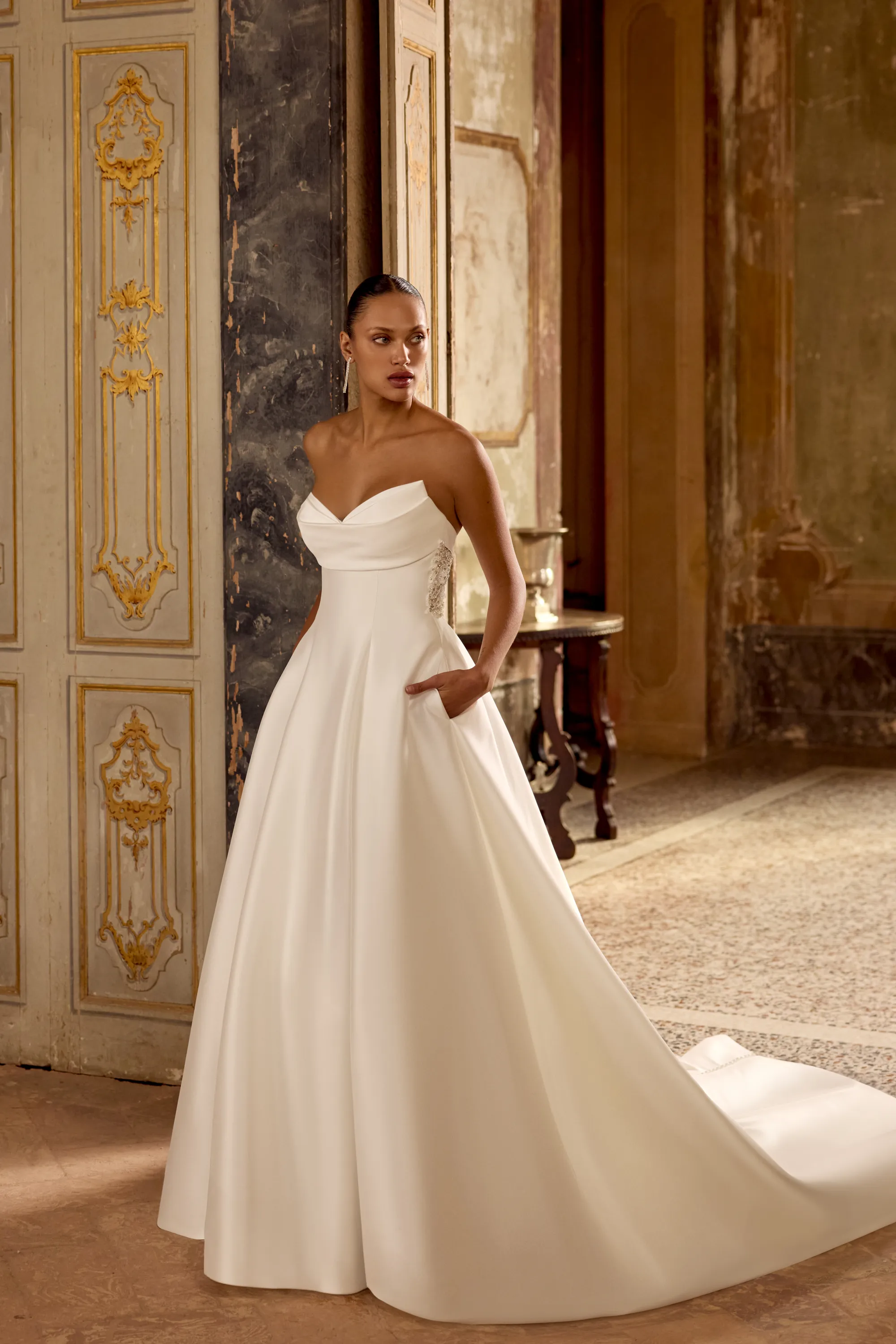 Kara wedding dress by Justin Alexander at The Bridal Room Atherstone