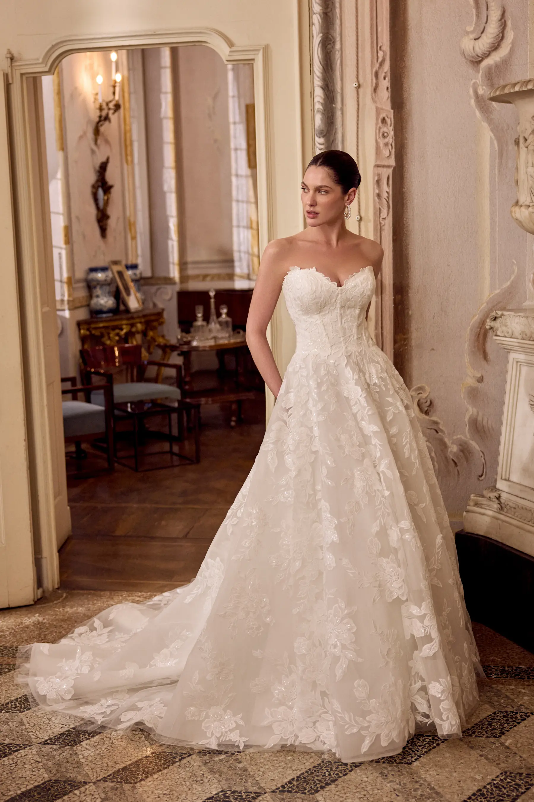 Lacie wedding dress by Justin Alexander at The Bridal Room Atherstone